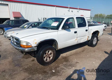 2003 Dodge Dakota Slt из США, поврежденный, VIN 1D7HG48N73S290192